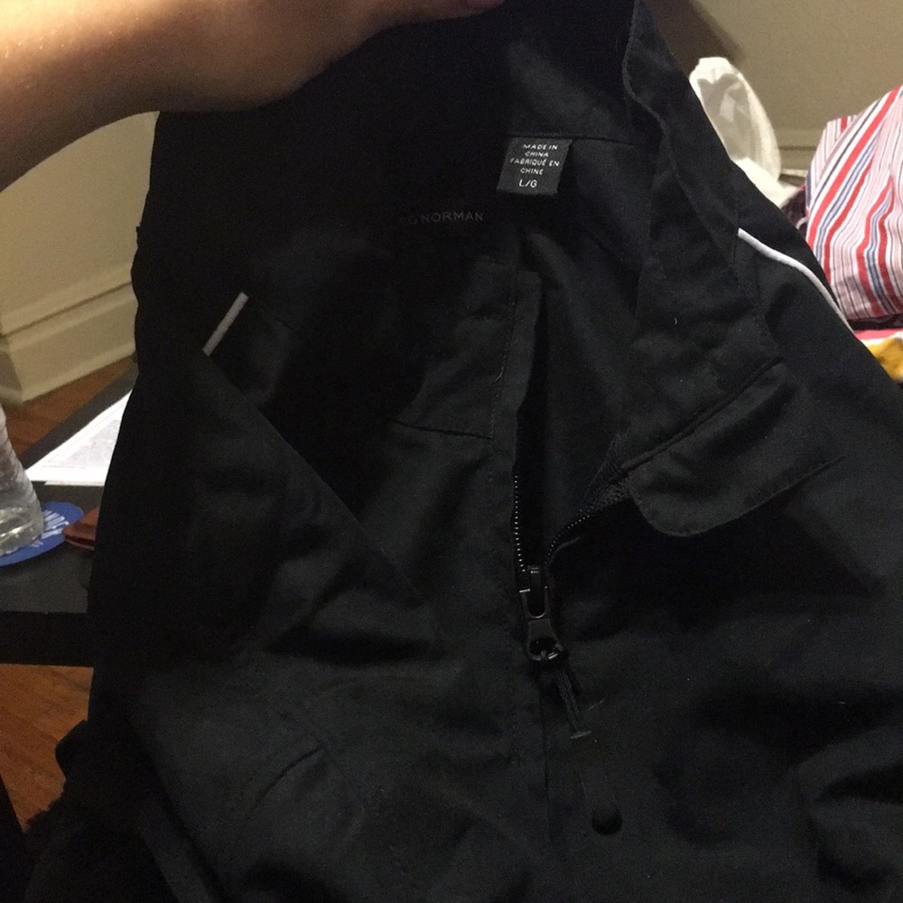 Jacket black short sleeves